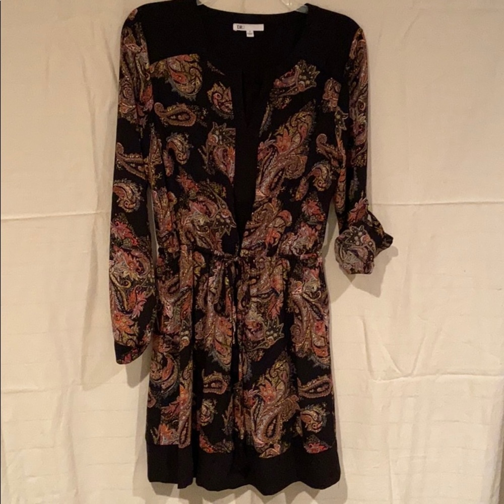 Paisley patterned casual dress